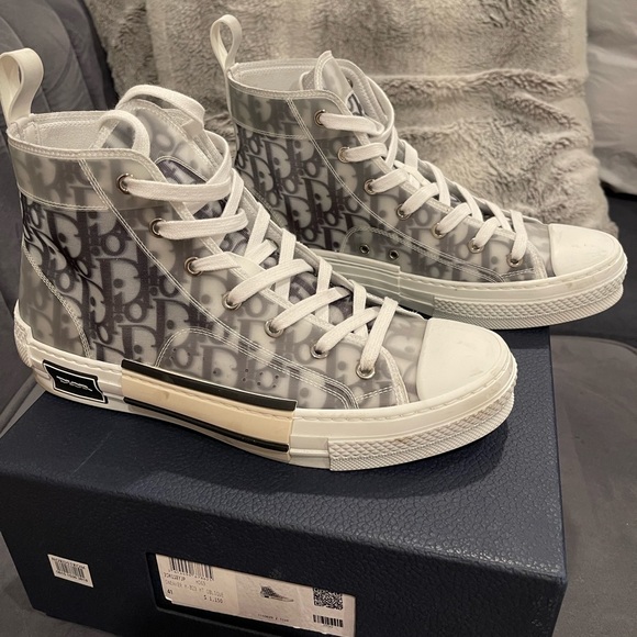 DIOR HIGH TOP SNEAKERS (MEN) SIZE 41 - Picture 3 of 11
